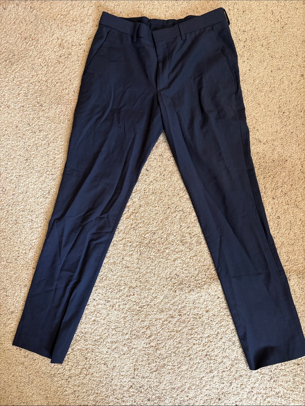 Express Men's Dress Pants - Navy Blue